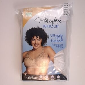 Playtex 18 Hour Ultimate Lift & Support Bra - White